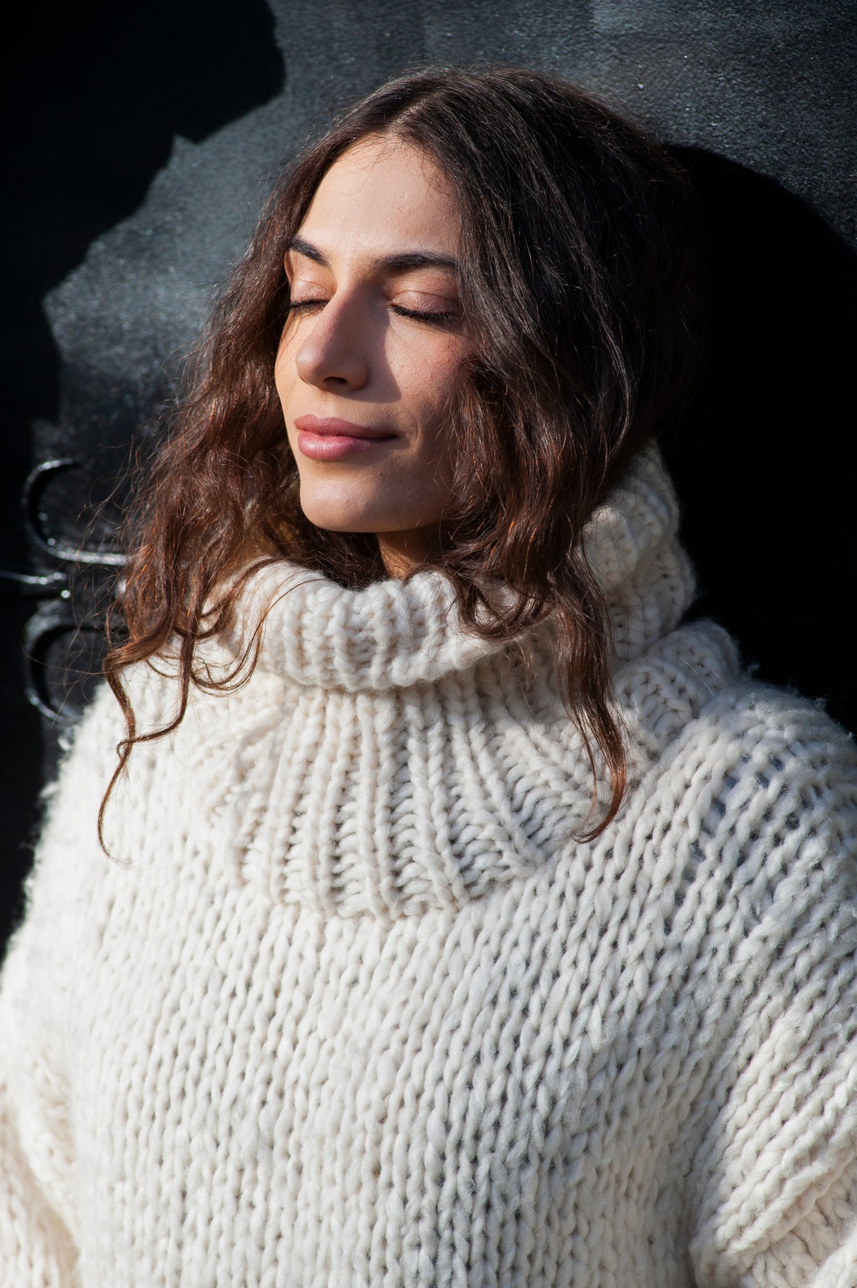 Sanda handmade mohair sweater, lightweight and warm — Wooly Rouge