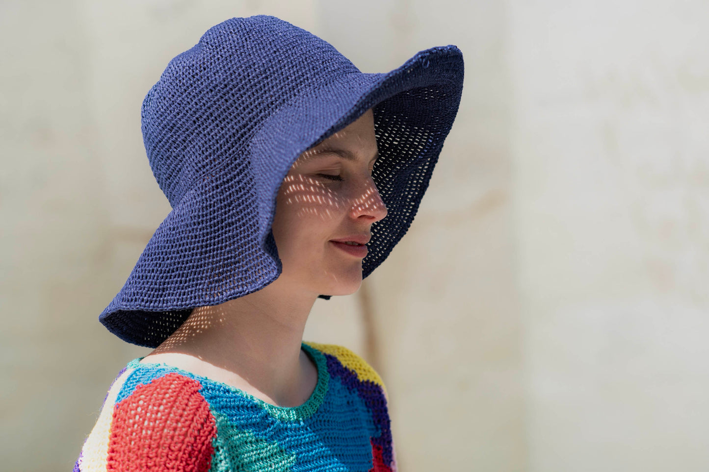 Hat with large brim - WoolyRouge