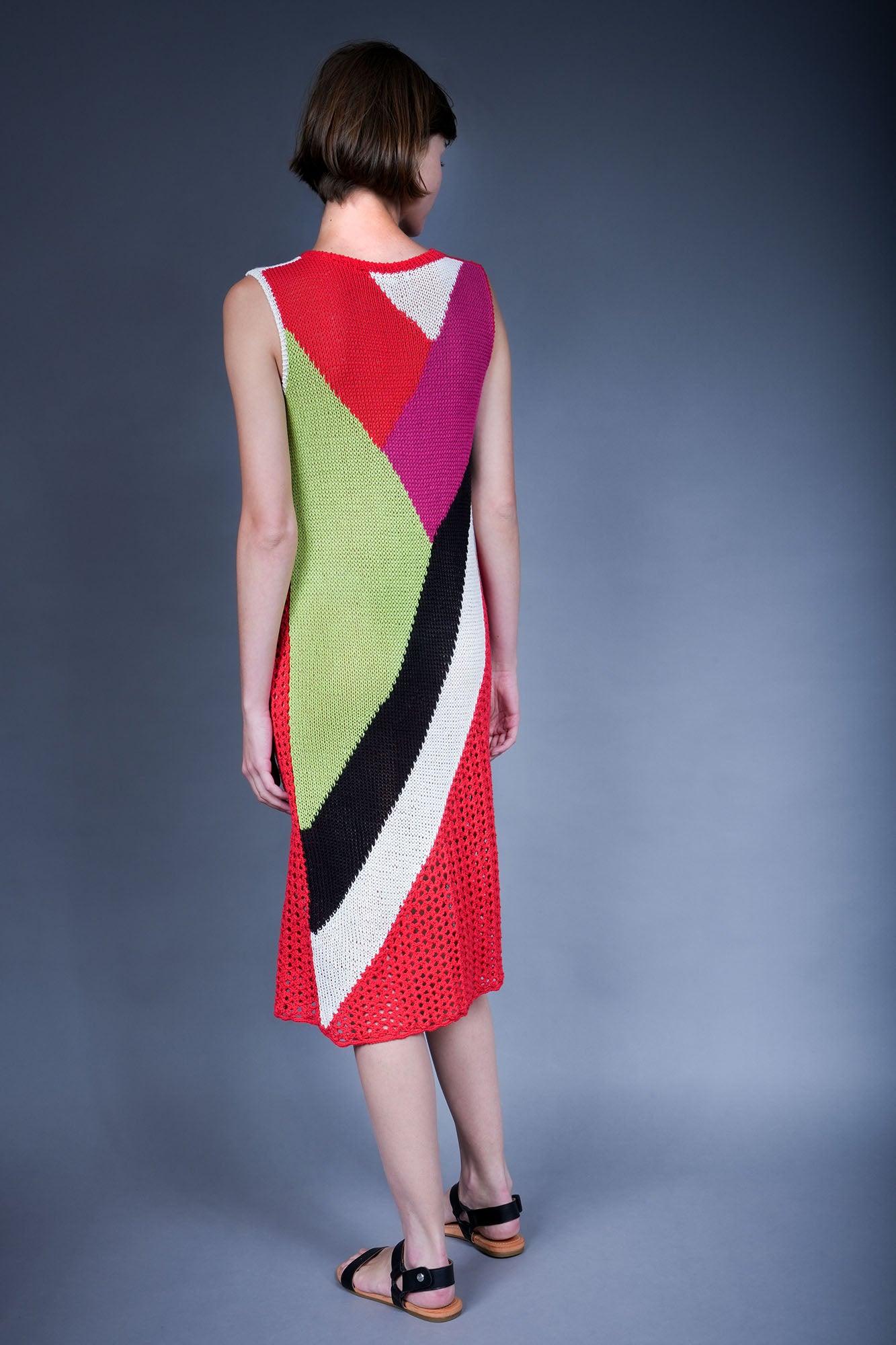 Robe tricot & crochetk Wonka - WoolyRouge