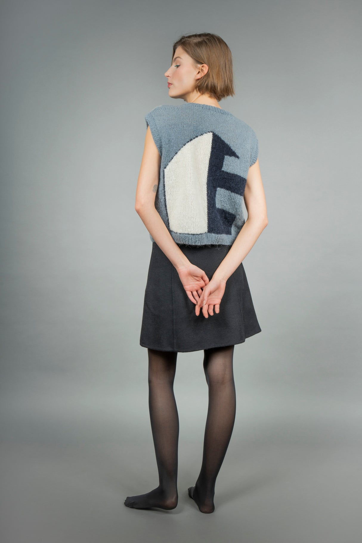 Aline handcrafted alpaca sweater, relaxed feminine silhouette — Wooly Rouge