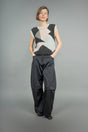 Carlo cashmere sleeveless cardigan vest, handcrafted — Wooly Rouge