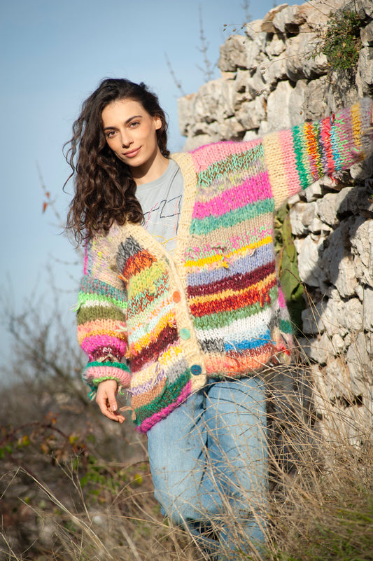 Cardigan mohair "Nama"