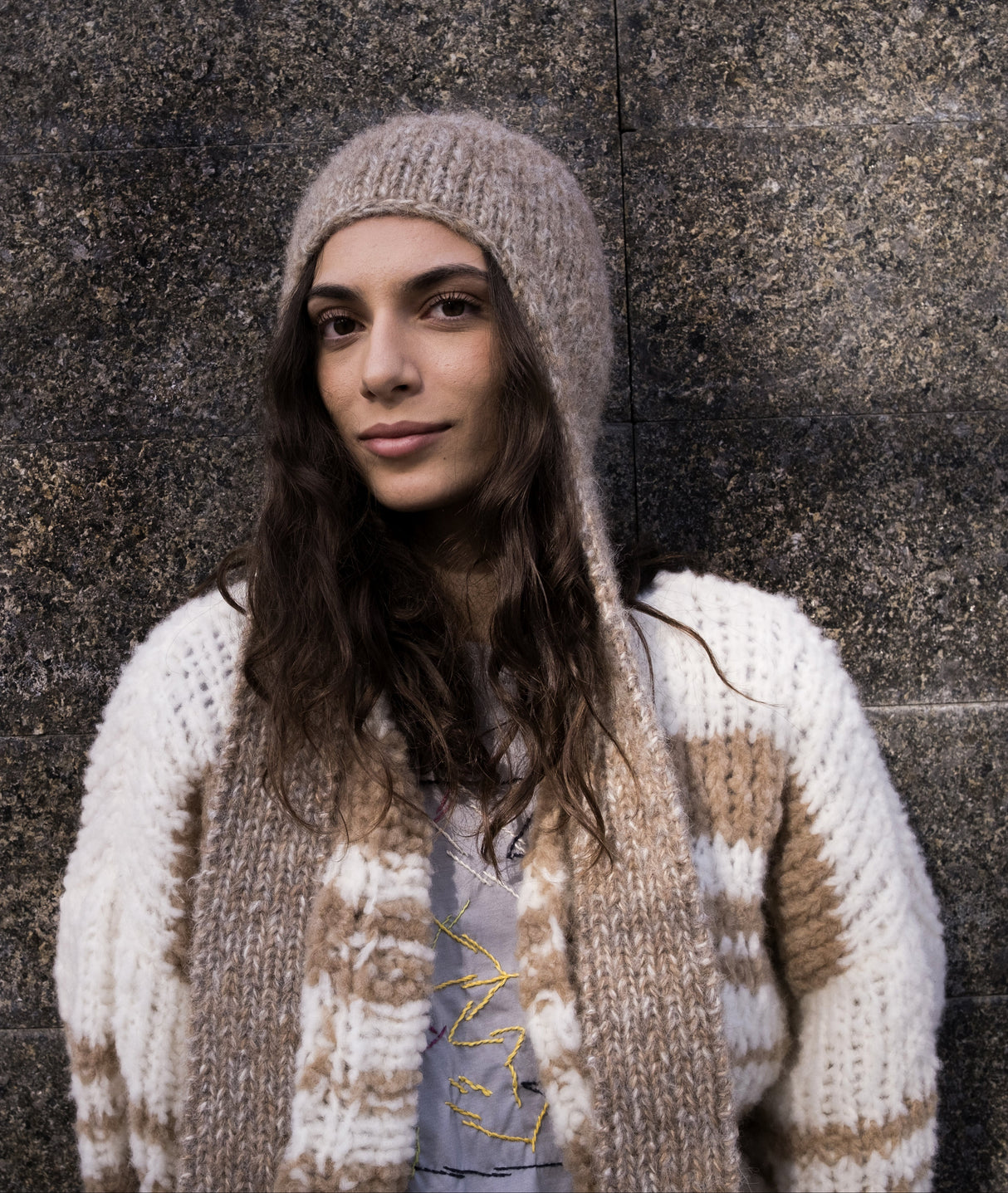 Layla handmade mohair beanie hat, soft and warm — Wooly Rouge