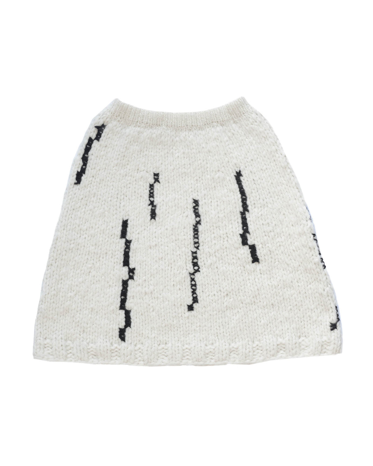 Frankie cashmere and silk skirt, handcrafted with a soft drape — Wooly Rouge