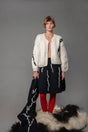 Frida cashmere and silk cardigan, handcrafted with a fluid open front — Wooly Rouge