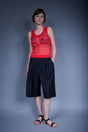Galilea sleeveless handcrafted crochet top in cotton — Wooly Rouge