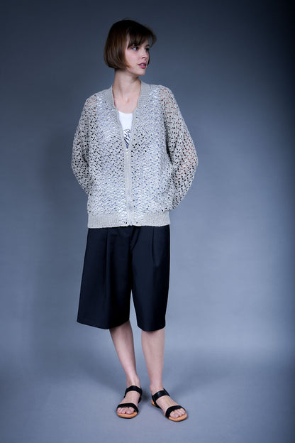 Bomber crochet et dentelle Gideon - WoolyRouge