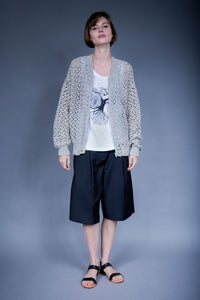 Thumbnail for Bomber crochet et dentelle Gideon - WoolyRouge