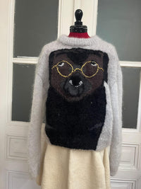 Thumbnail for Dog with glasses sweater