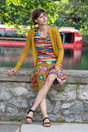 Gia handcrafted crochet skirt, open-weave cotton — Wooly Rouge