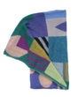 Mina oversize mohair scarf-shawl with chain link detail, handmade — Wooly Rouge