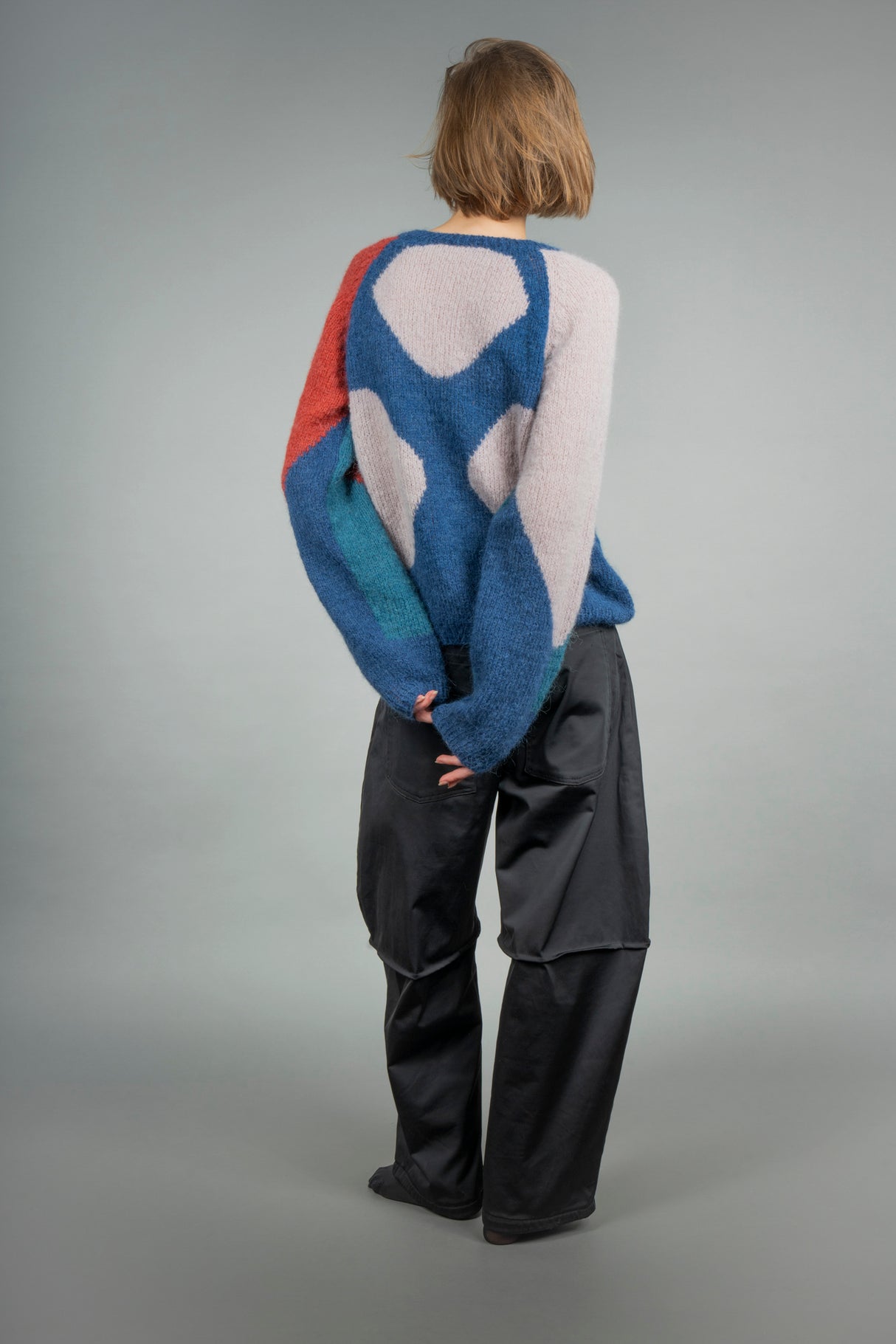 Aria handmade alpaca crew neck sweater, soft and lightweight — Wooly Rouge