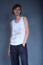 Wooly Rouge x Sasha hand-embroidered T-shirt N°20, unique artwork — Wooly Rouge