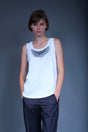 Wooly Rouge x Sasha hand-embroidered T-shirt N°21, unique artwork — Wooly Rouge