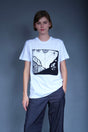 Wooly Rouge x Sasha hand-embroidered T-shirt N°7, unique artwork — Wooly Rouge