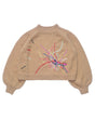 Vanessa Lines handknit wool sweater with colourful embroidered line motifs — Wooly Rouge