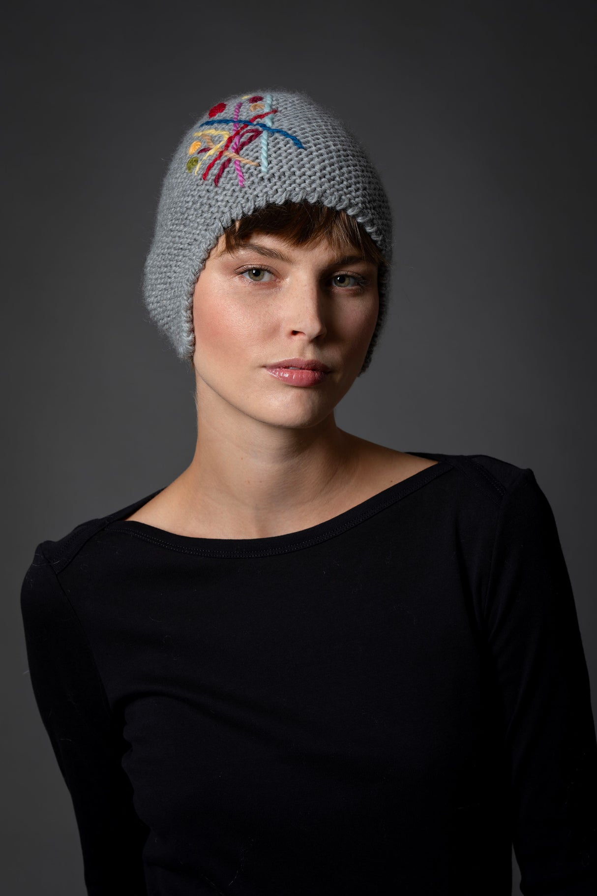 Vanja handcrafted wool ear-flap hat, warm winter style — Wooly Rouge