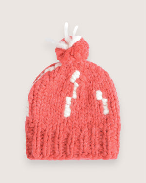 Freya cashmere and silk pompom beanie, handmade — Wooly Rouge