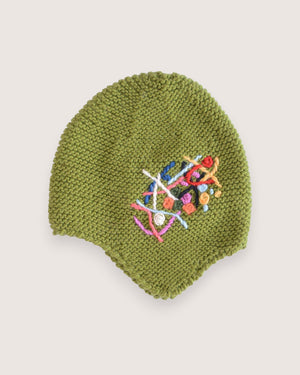 Vanja handcrafted wool ear-flap hat, warm winter style — Wooly Rouge
