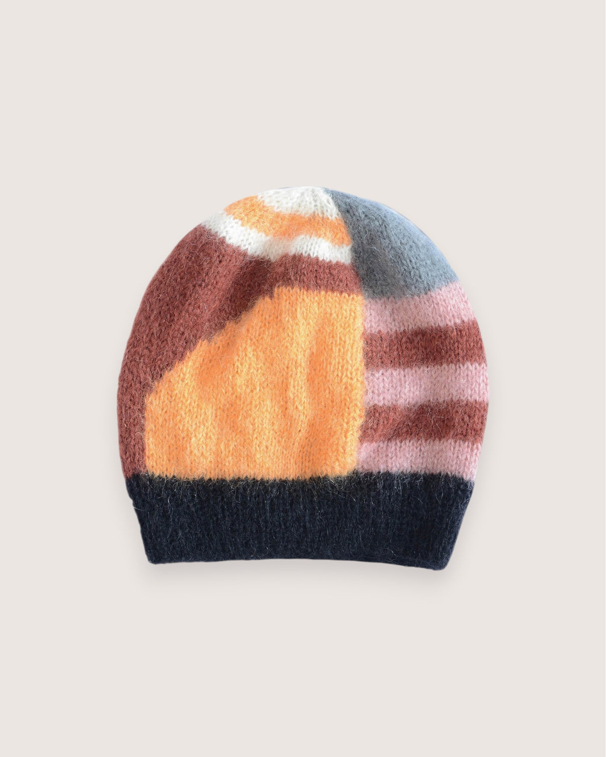 Melita classic mohair beanie, handmade in multiple colours — Wooly Rouge