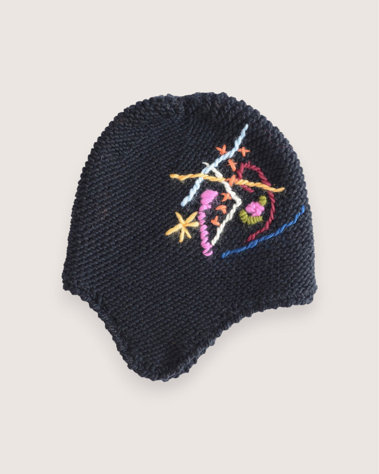 Vanja handcrafted wool ear-flap hat, warm winter style — Wooly Rouge