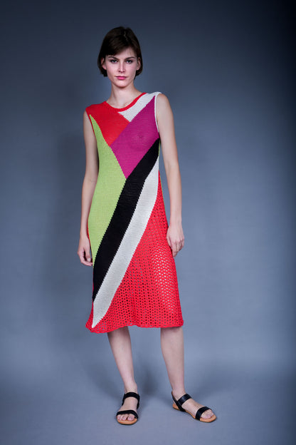 Robe tricot & crochetk Wonka - WoolyRouge